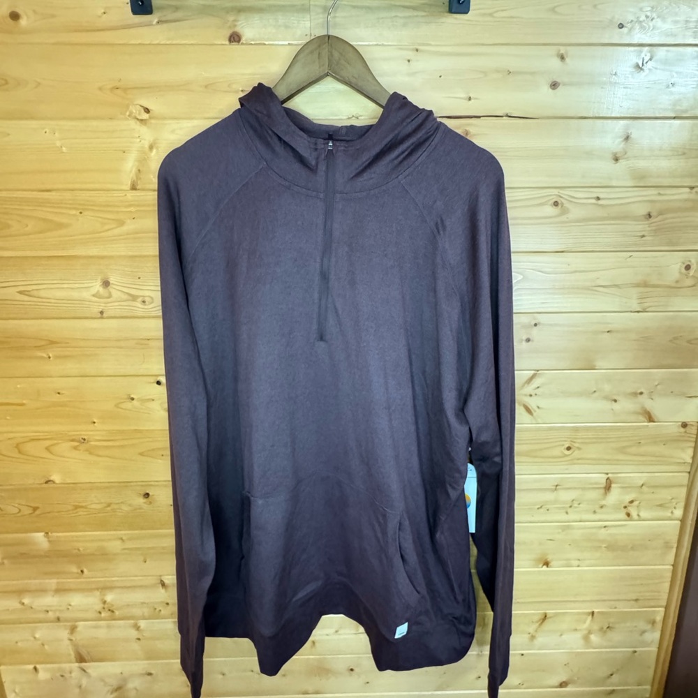 Vuori Dark Brown Hoodie